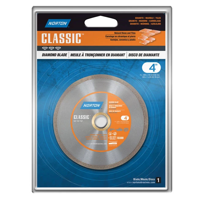 Norton Circular Saw Blade - Continuous Rim - Diamond - 4-in Dia - Multi-Purpose 3 Norton Circular Saw Blade - Continuous Rim - Diamond - 4-in Dia - Multi-Purpose