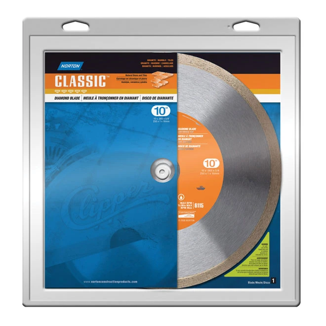 Norton Classic Circular Saw Blade - 10-in Dia - Continuous Rim - Diamond 3 Norton Classic Circular Saw Blade - 10-in Dia - Continuous Rim - Diamond
